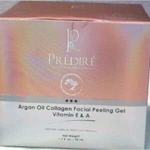 Argan Oil Collagen Facial Peeling Gel - Silver and Pink